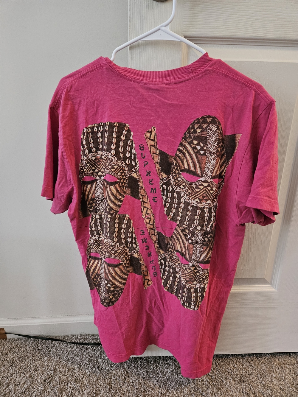 Rare‼️ Supreme Hot Pink Short Sleeve Crewneck Tee